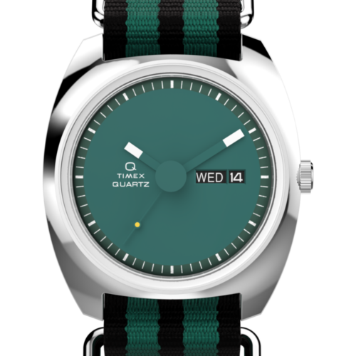 Q Timex® 1975 Enigma 37mm Fabric Strap Watch