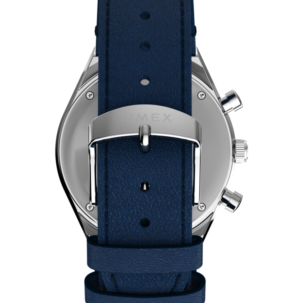 Q Timex® Chronograph 40mm Leather Strap Watch