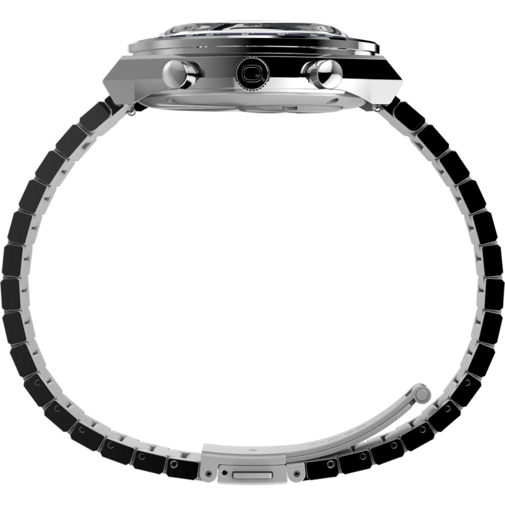 Q Timex® Chronograph 40mm Stainless Steel Bracelet Watch