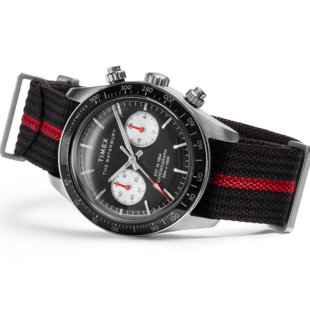 Waterbury Heritage Chronograph 39mm Fabric Strap Watch
