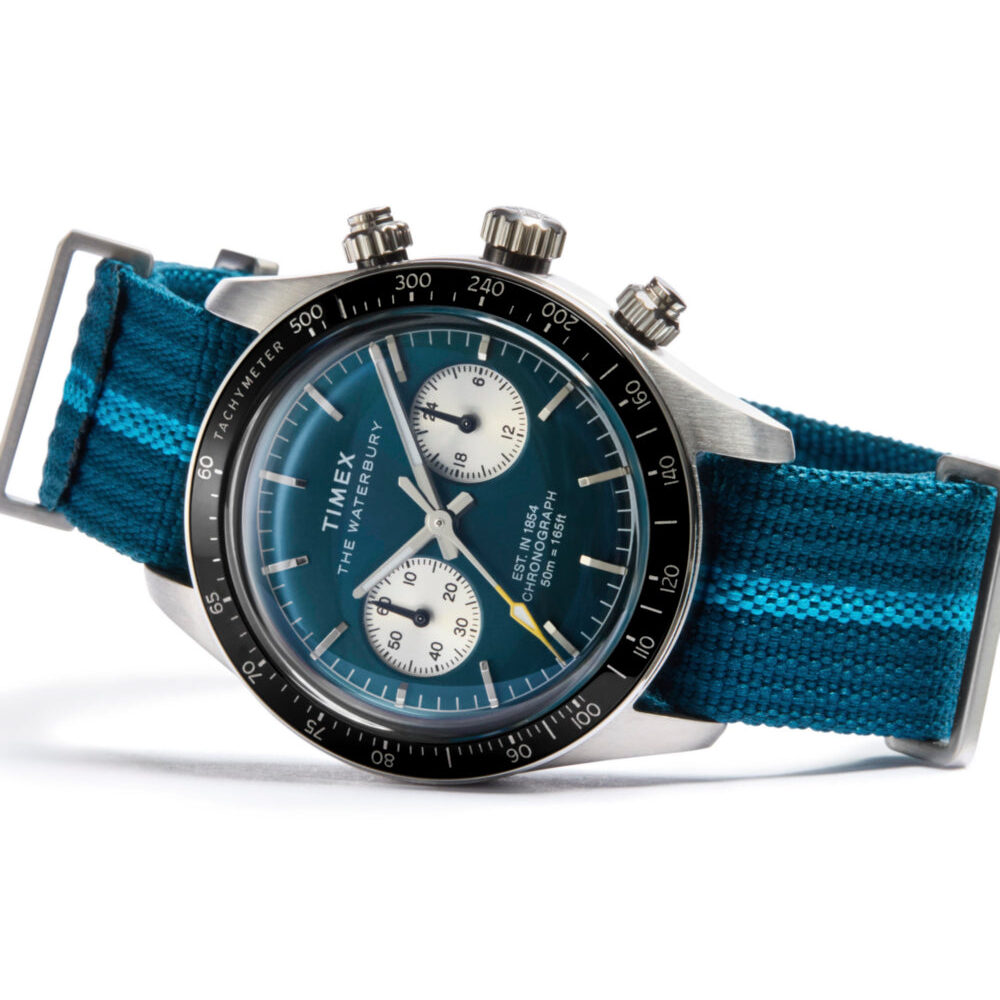 Waterbury Heritage Chronograph 39mm Fabric Strap Watch