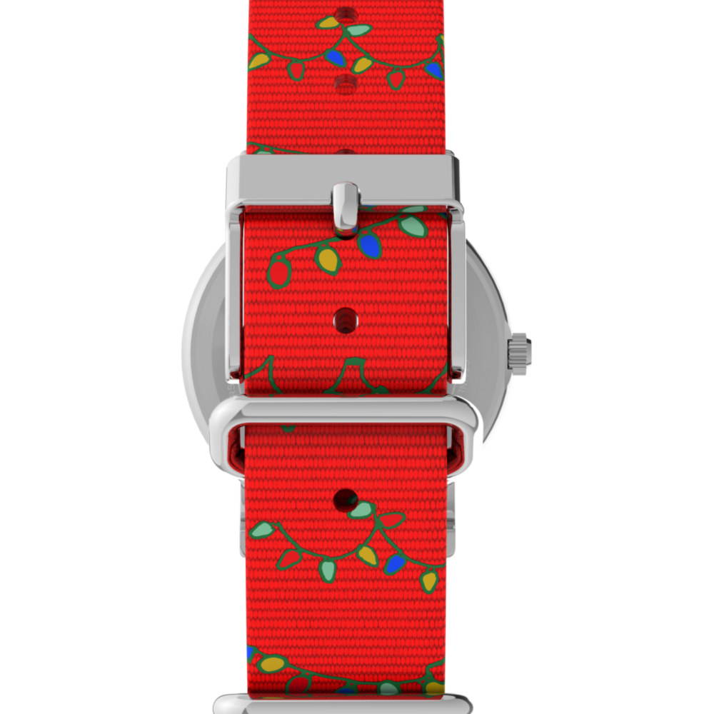 Peanuts® x Timex Weekender Snoopy Santa Hat 31mm Fabric Strap Watch