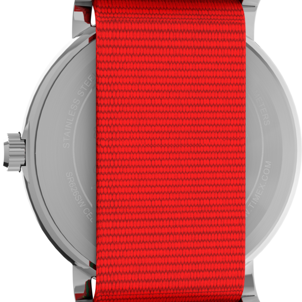 Peanuts® x Timex Weekender Snoopy Santa Hat 31mm Fabric Strap Watch