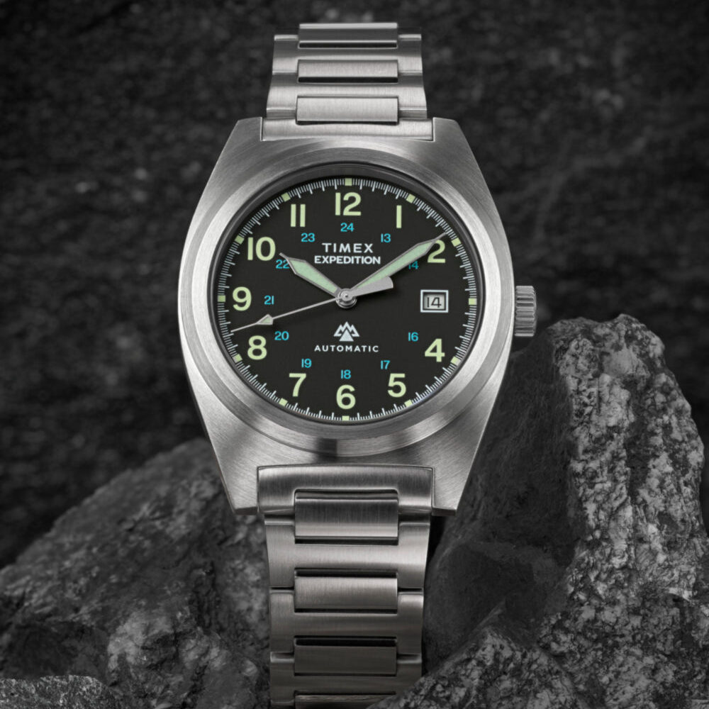 Expedition® Capstone Automatic 39mm Stainless Steel Bracelet Watch
