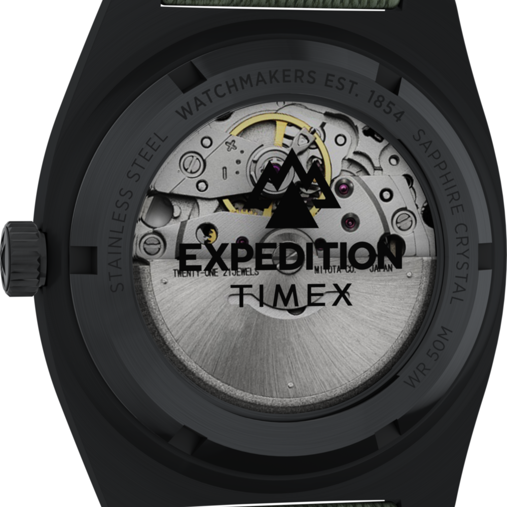 Expedition® Capstone Automatic 39mm Eco-Conscious Fabric Strap Watch