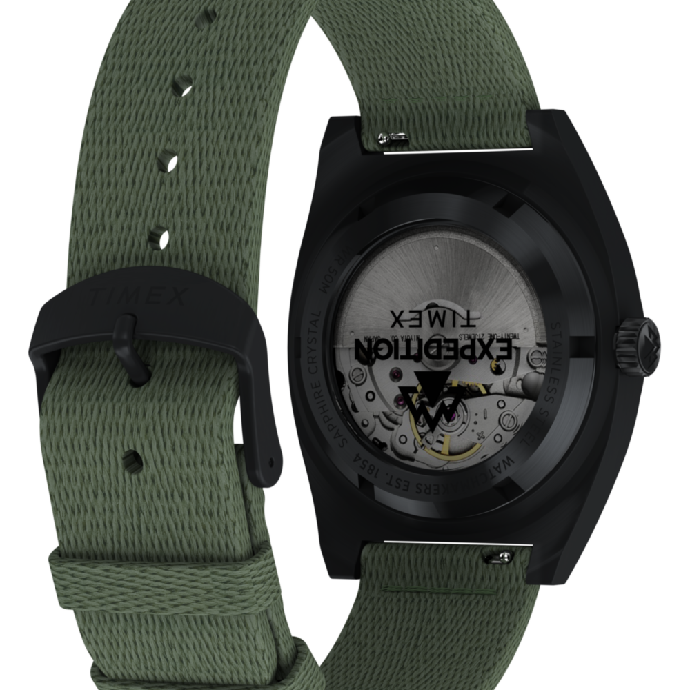 Expedition® Capstone Automatic 39mm Eco-Conscious Fabric Strap Watch