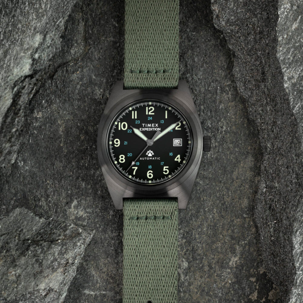 Expedition® Capstone Automatic 39mm Eco-Conscious Fabric Strap Watch