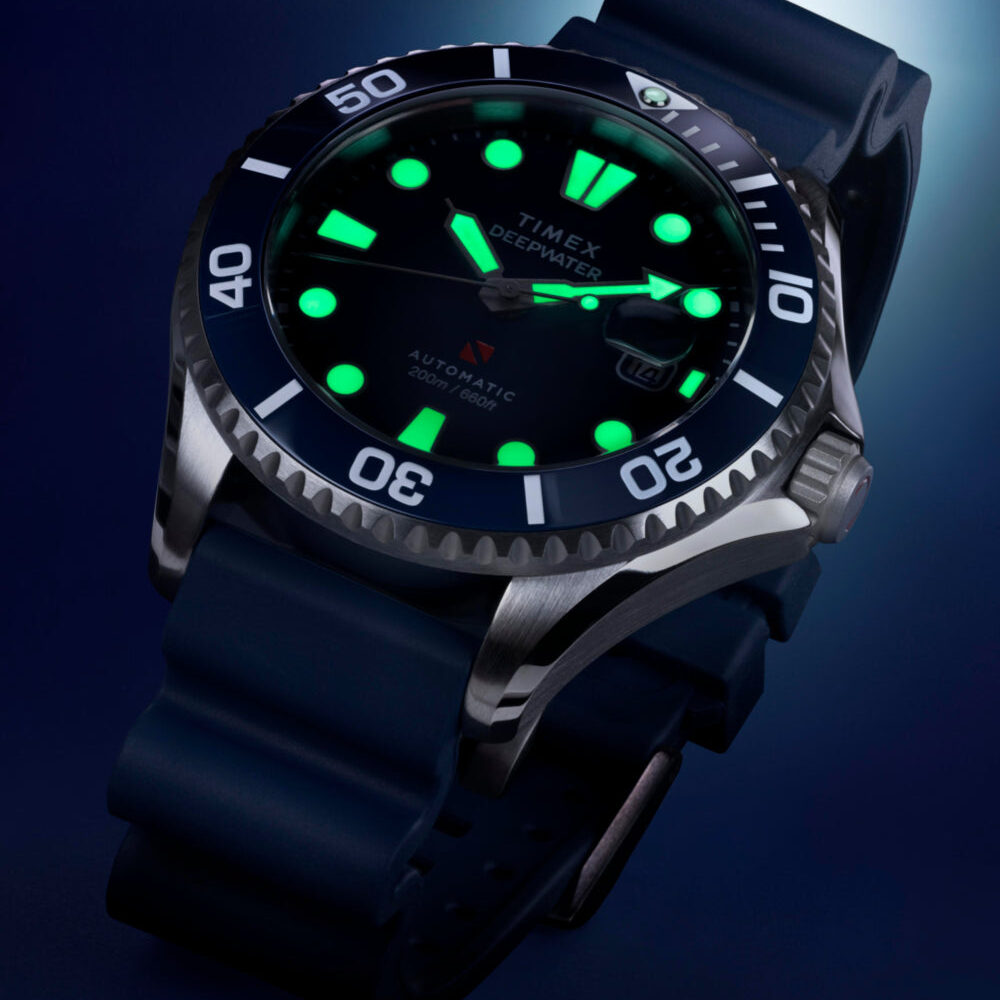 Deepwater Meridian 200 Automatic 44mm HNBR Rubber Strap Watch