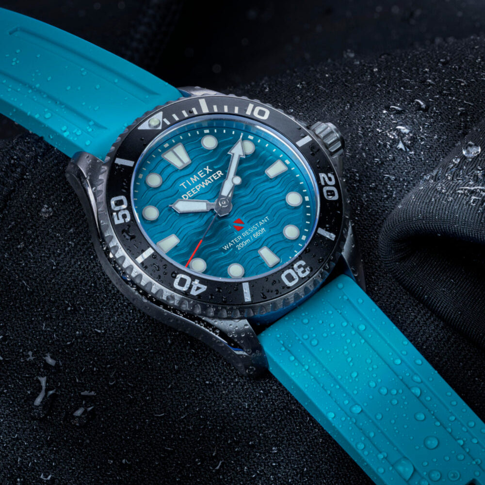 Deepwater Meridian 200 38mm HNBR Rubber Strap Watch