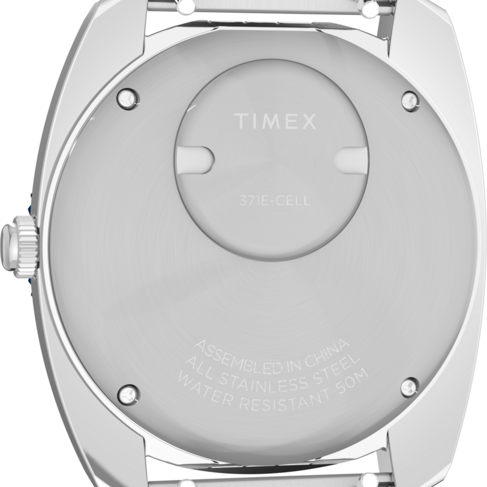 Q Timex® 1971 Velocity 36mm Stainless Steel Bracelet Watch