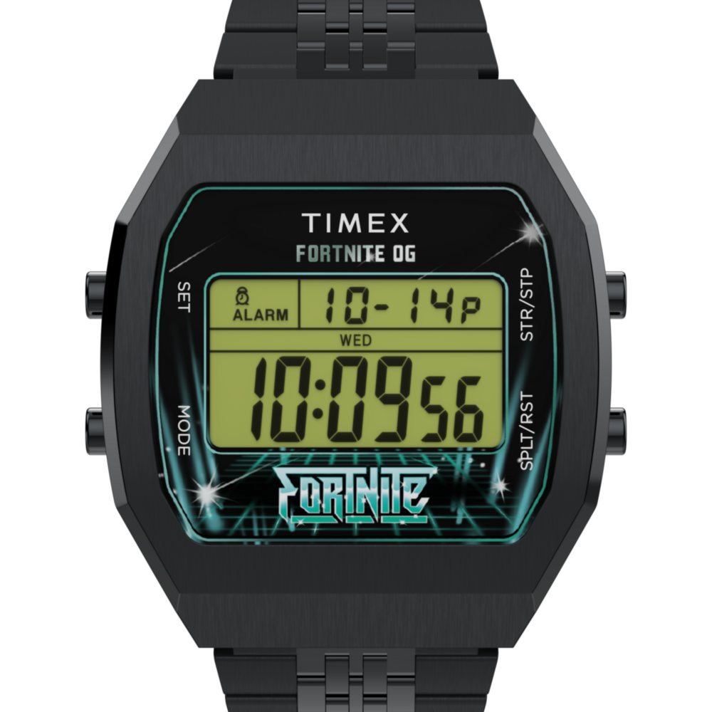 Timex x Fortnite T80 36mm Stainless Steel Bracelet Watch