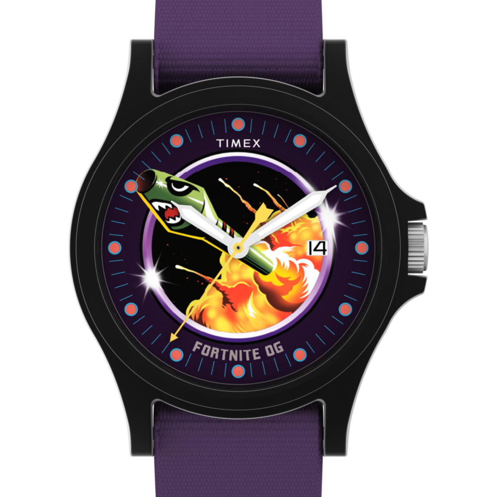 Timex x Fortnite Acadia 40mm Fabric Strap Watch