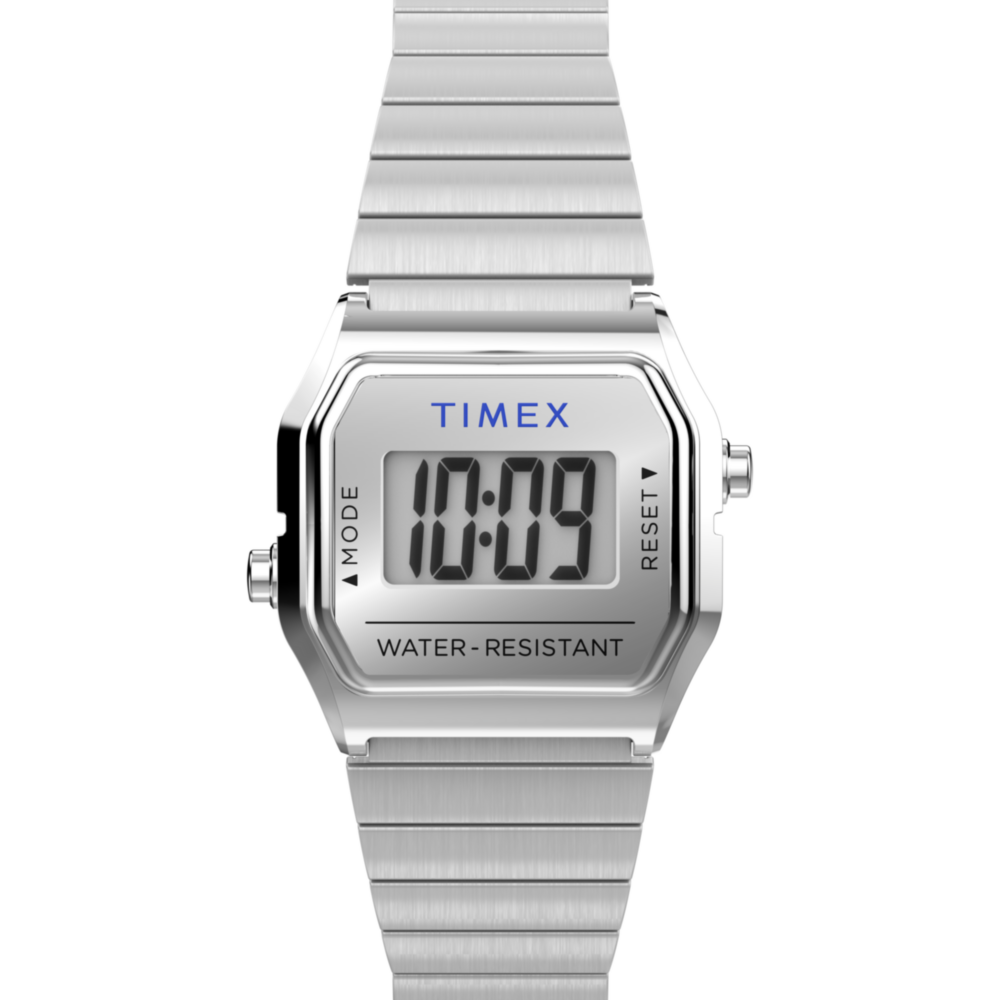 Teeny Tiny Timex Endorsed by Dimepiece 20mm Stainless Steel Expansion Band Watch with Perfect Fit
