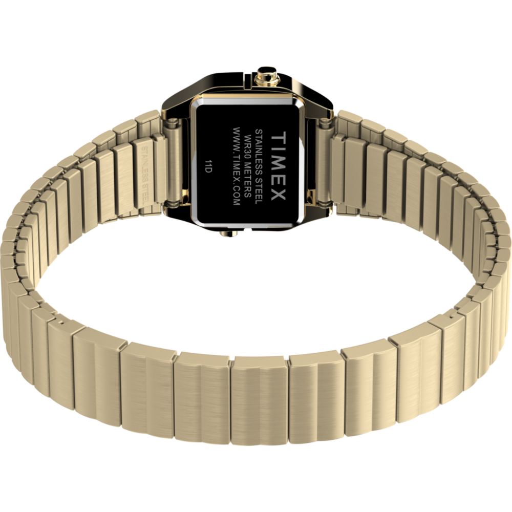 Teeny Tiny Timex Endorsed by Dimepiece 20mm Stainless Steel Expansion Band Watch with Perfect Fit
