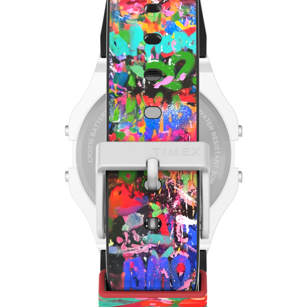 Timex T80 x TVBOY 34mm Resin Strap Watch