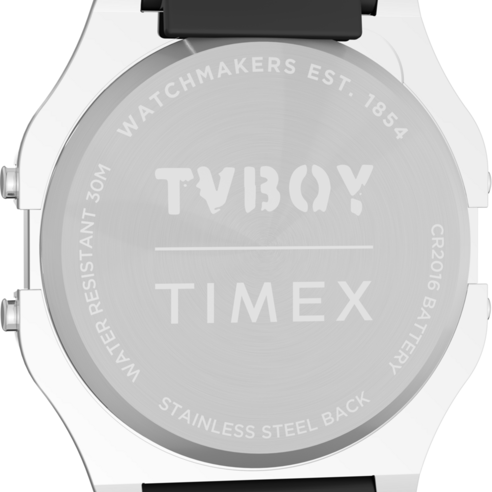 Timex T80 x TVBOY 34mm Resin Strap Watch