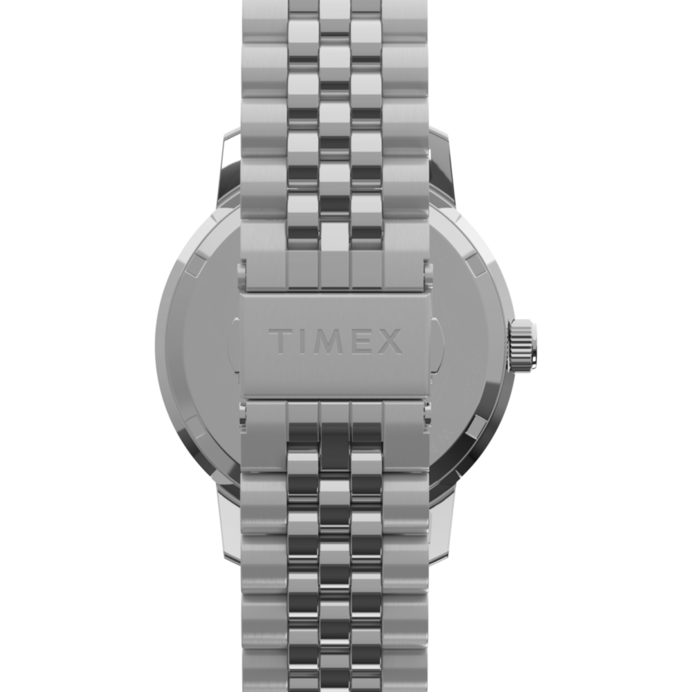 Marlin® Quartz GMT 40mm Stainless Steel Bracelet Watch
