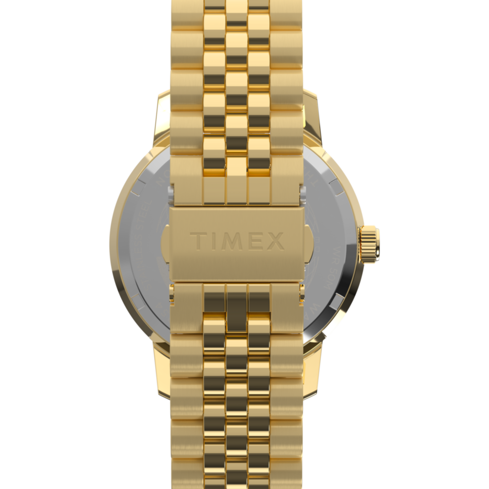 Marlin® Quartz GMT 40mm Stainless Steel Bracelet Watch