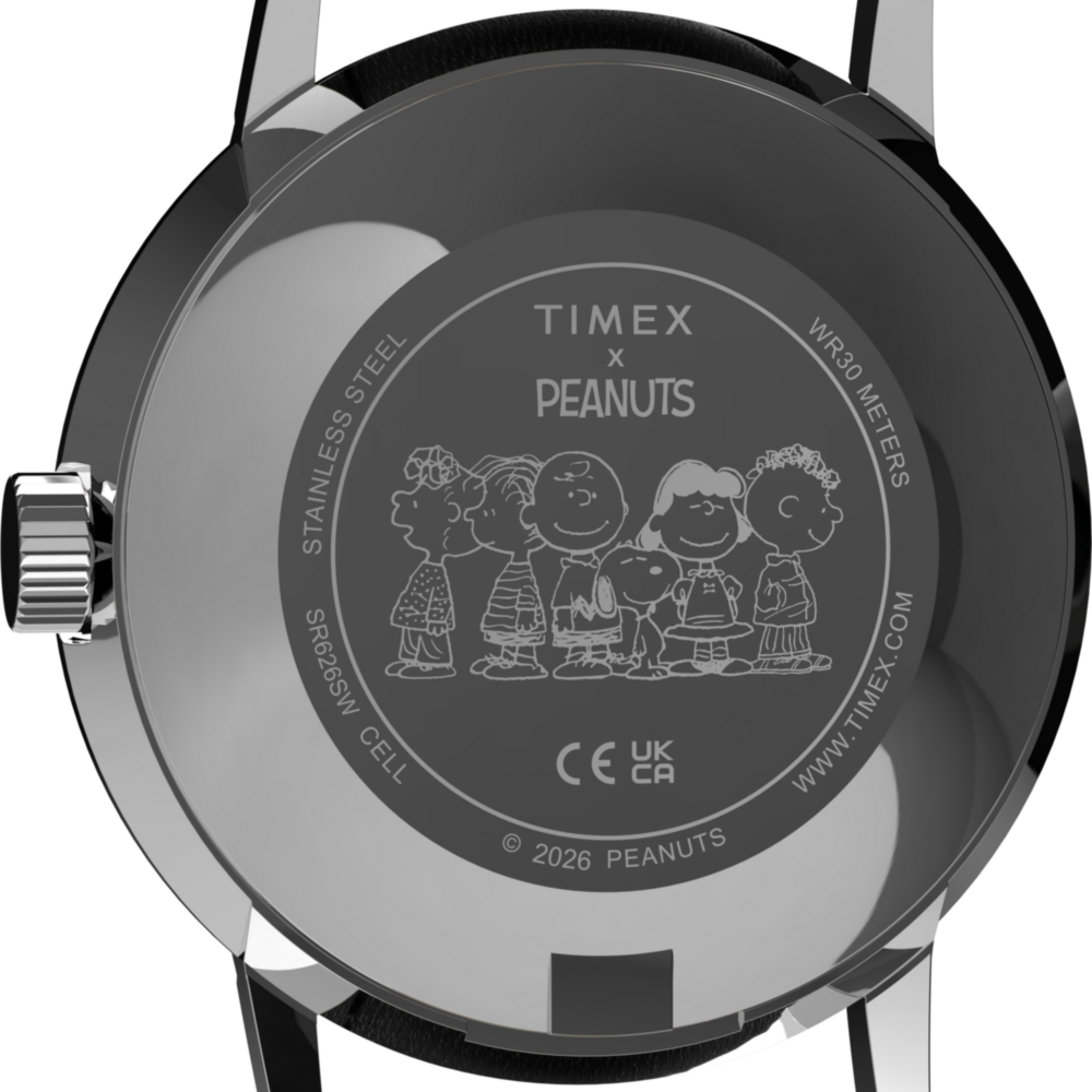 Peanuts® x Timex Marlin® Pickleball 38mm Leather Strap Watch