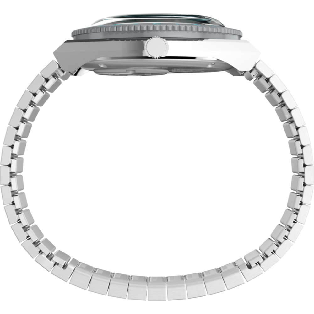 Peanuts® x Q Timex® 36mm Stainless Steel Expansion Band Watch