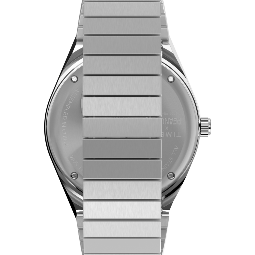 Peanuts® x Q Timex® 36mm Stainless Steel Expansion Band Watch
