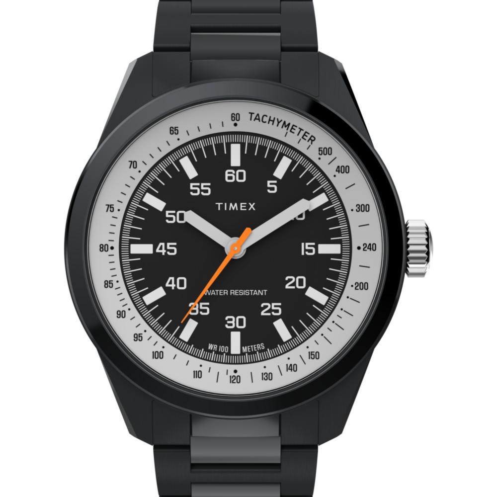 Huckberry x Timex 1979 Black Max 41mm Stainless Steel Bracelet Watch