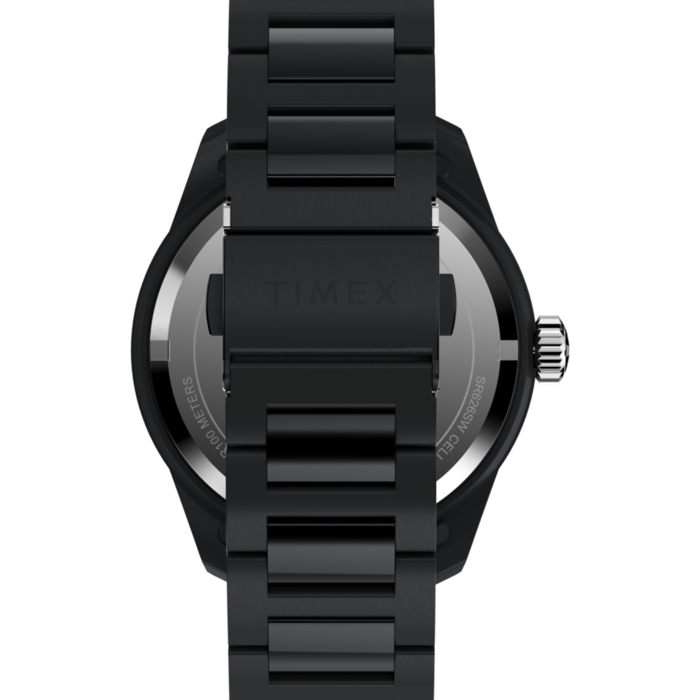 Huckberry x Timex 1979 Black Max 41mm Stainless Steel Bracelet Watch
