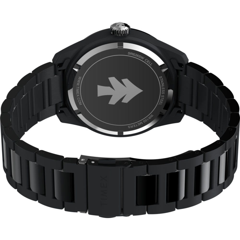 Huckberry x Timex 1979 Black Max 41mm Stainless Steel Bracelet Watch