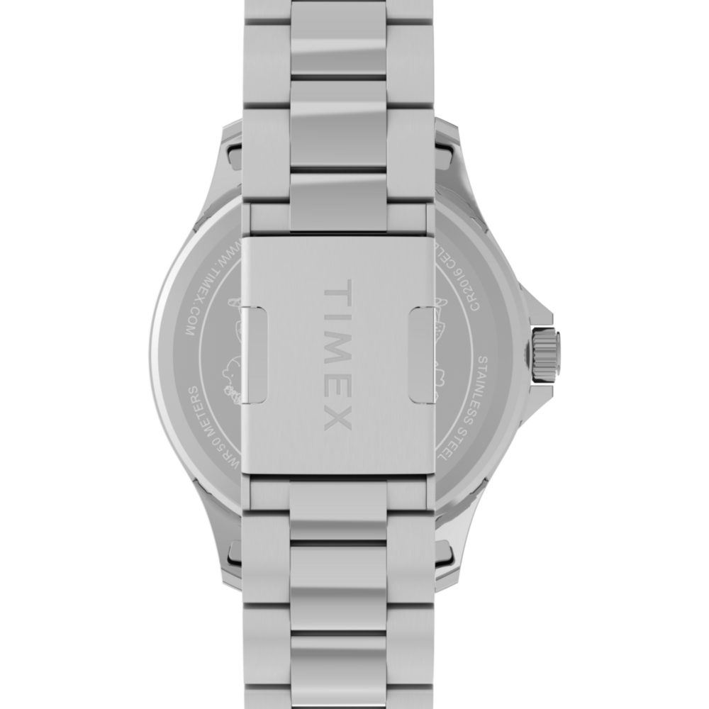 Peanuts® x Timex Navi Snoopy Soccer 41mm Stainless Steel Bracelet Watch