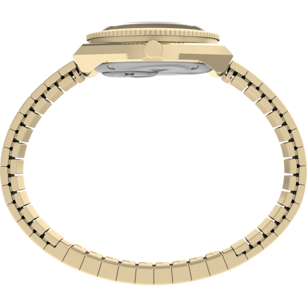 Q Timex® Mini 30mm Stainless Steel Expansion Band Watch
