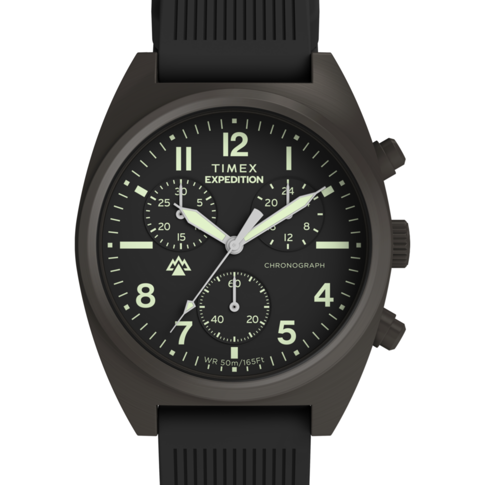 Expedition® Capstone Chronograph 41mm Silicone Strap Watch