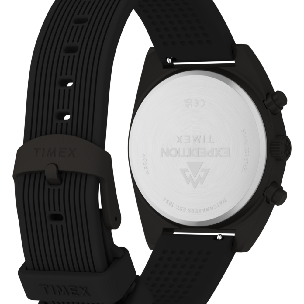 Expedition® Capstone Chronograph 41mm Silicone Strap Watch