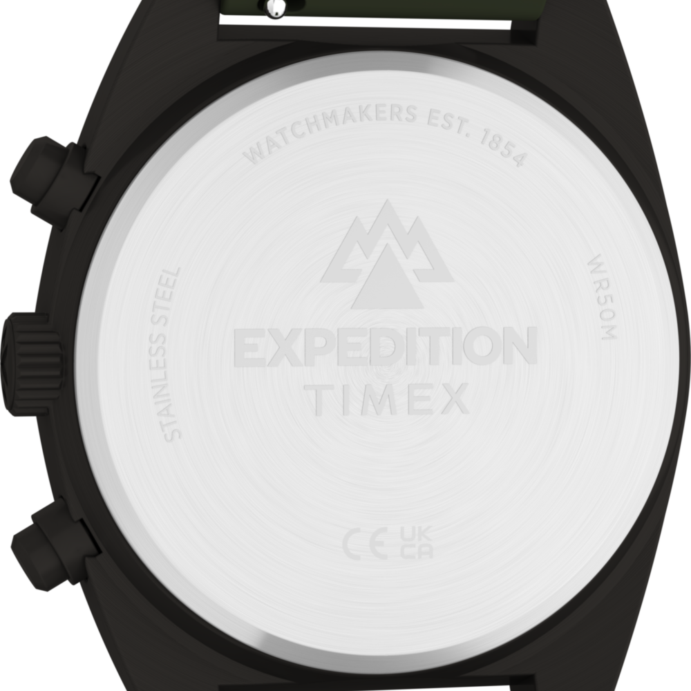 Expedition® Capstone Chronograph 41mm Silicone Strap Watch