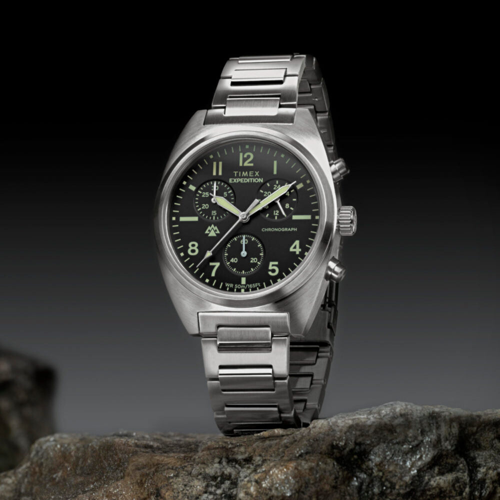 Expedition® Capstone Chronograph 41mm Stainless Steel Bracelet Watch