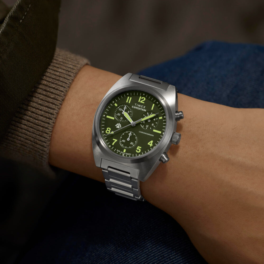 Expedition® Capstone Chronograph 41mm Stainless Steel Bracelet Watch