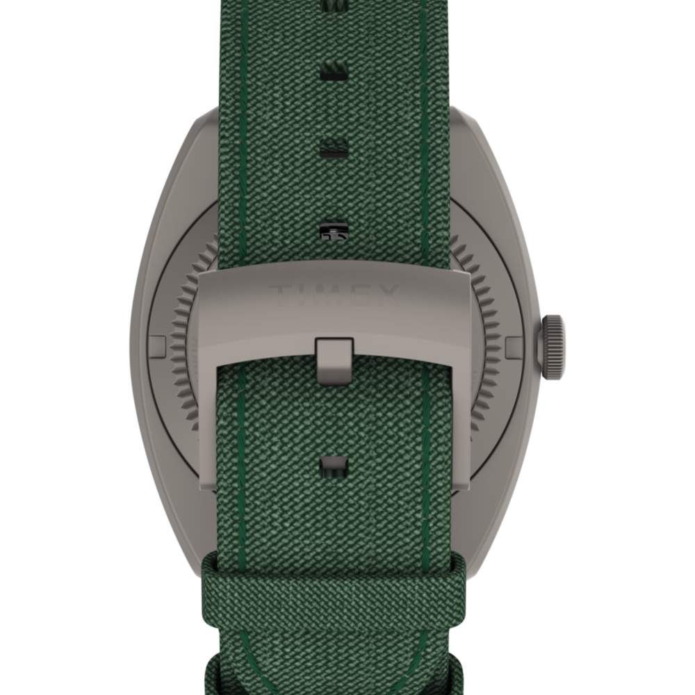 Expedition® Pioneer Titanium Automatic GMT 41mm Fabric Strap Watch