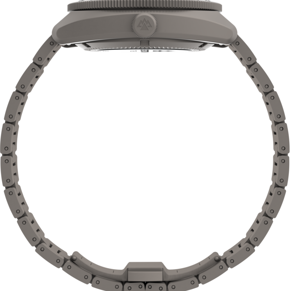 Expedition® Pioneer Titanium Automatic GMT 41mm Titanium Bracelet Watch