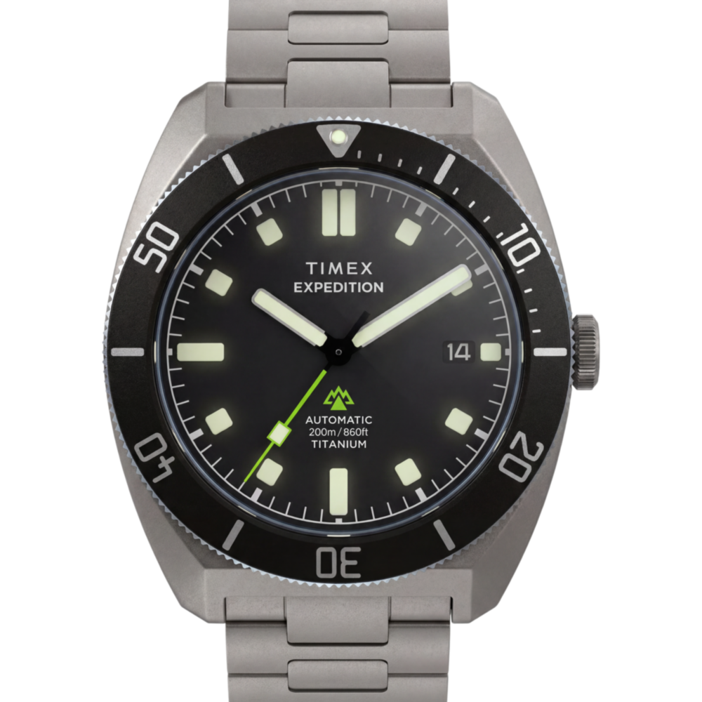 Expedition® Pioneer Titanium Automatic 41mm Bracelet Watch