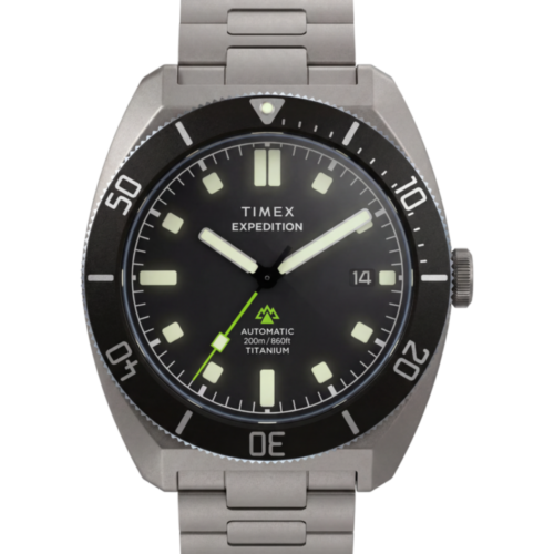 Expedition® Pioneer Titanium Automatic 41mm Bracelet Watch
