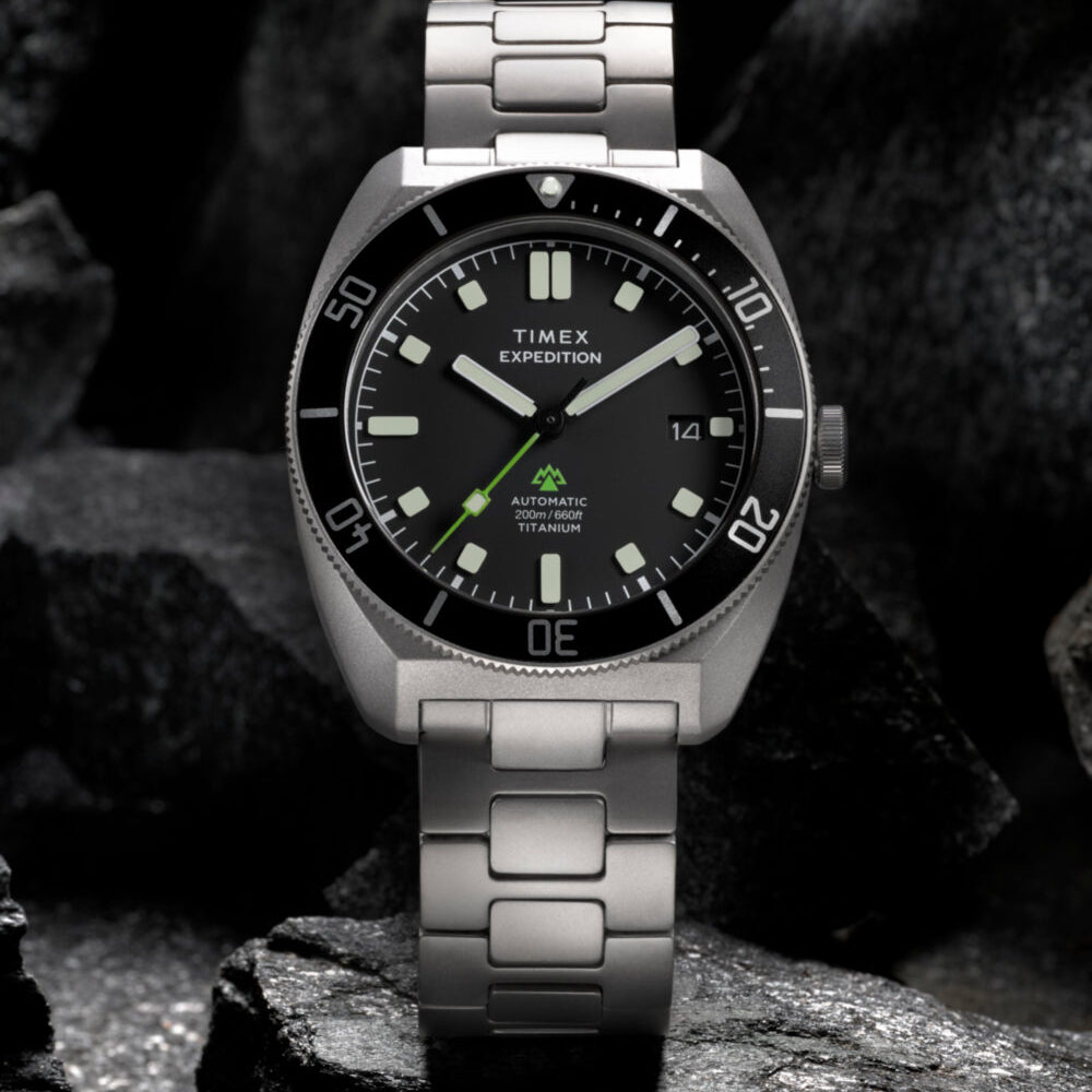 Expedition® Pioneer Titanium Automatic 41mm Bracelet Watch