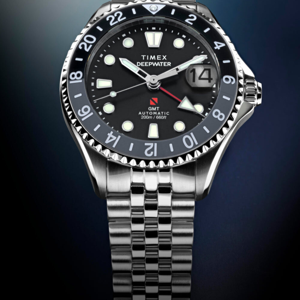 Deepwater Meridian 200 Automatic GMT 42mm Stainless Steel Bracelet Watch