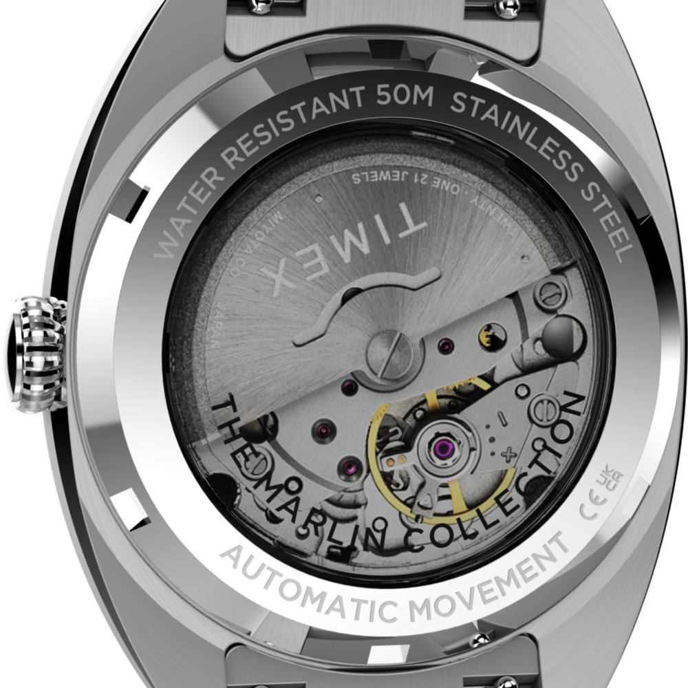 Marlin® Draper Automatic 37mm Stainless Steel Bracelet Watch