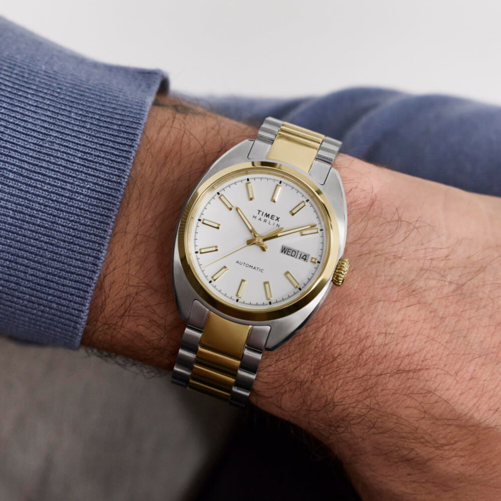 Marlin® Draper Automatic 37mm Stainless Steel Bracelet Watch