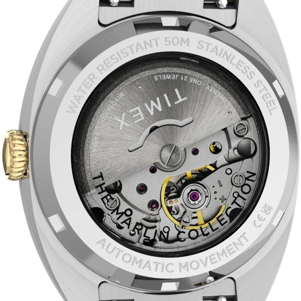 Marlin® Draper Automatic 37mm Stainless Steel Bracelet Watch