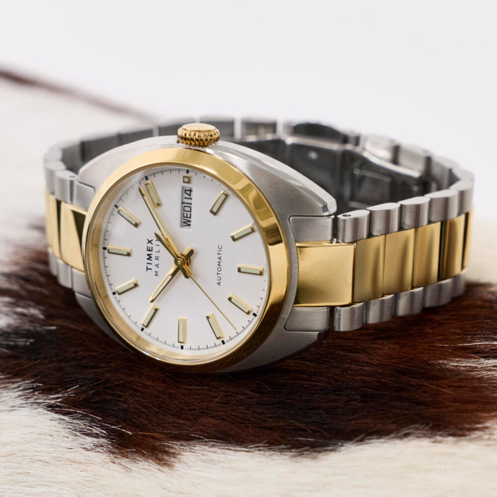 Marlin® Draper Automatic 37mm Stainless Steel Bracelet Watch