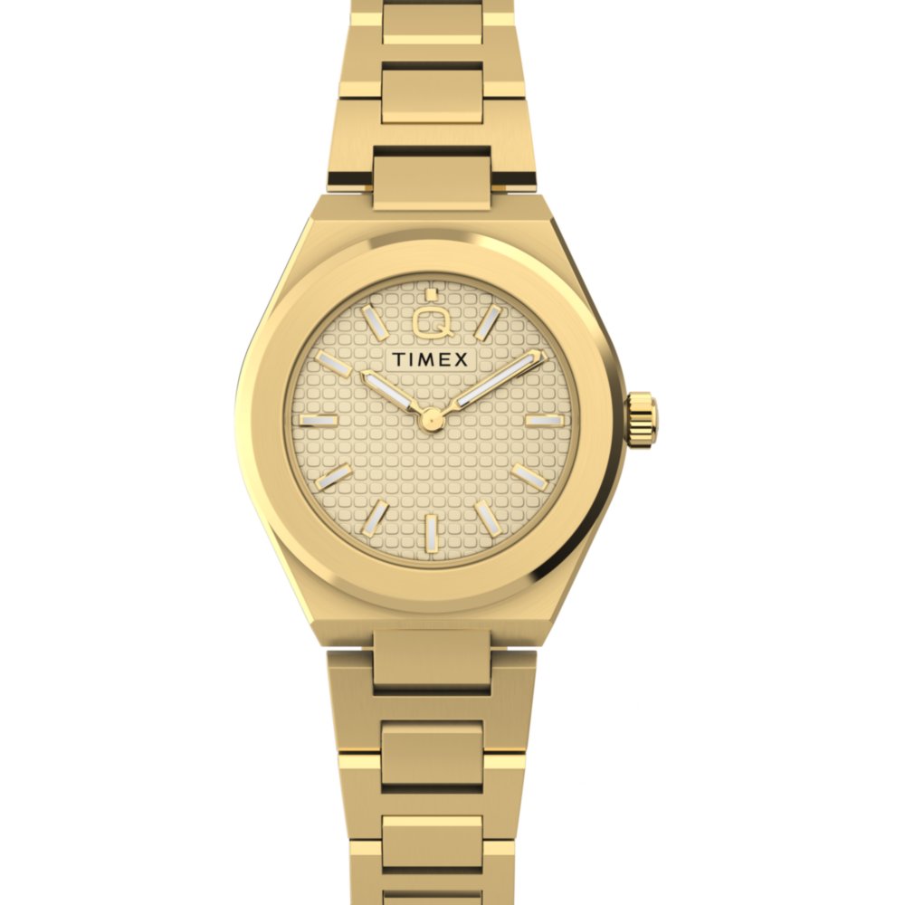 Q Timex® Continental Mini 24mm Stainless Steel Bracelet Watch