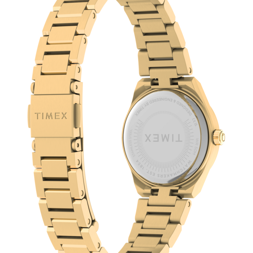 Q Timex® Continental Mini 24mm Stainless Steel Bracelet Watch