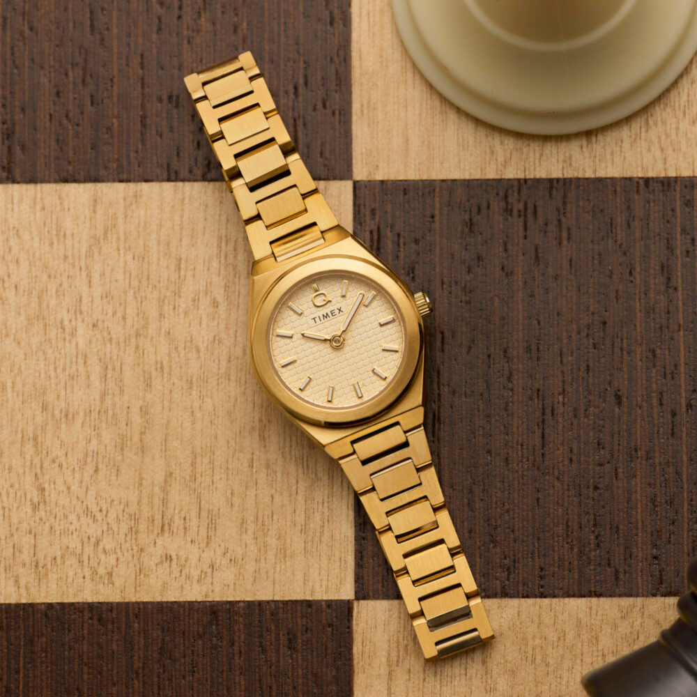 Q Timex® Continental Mini 24mm Stainless Steel Bracelet Watch