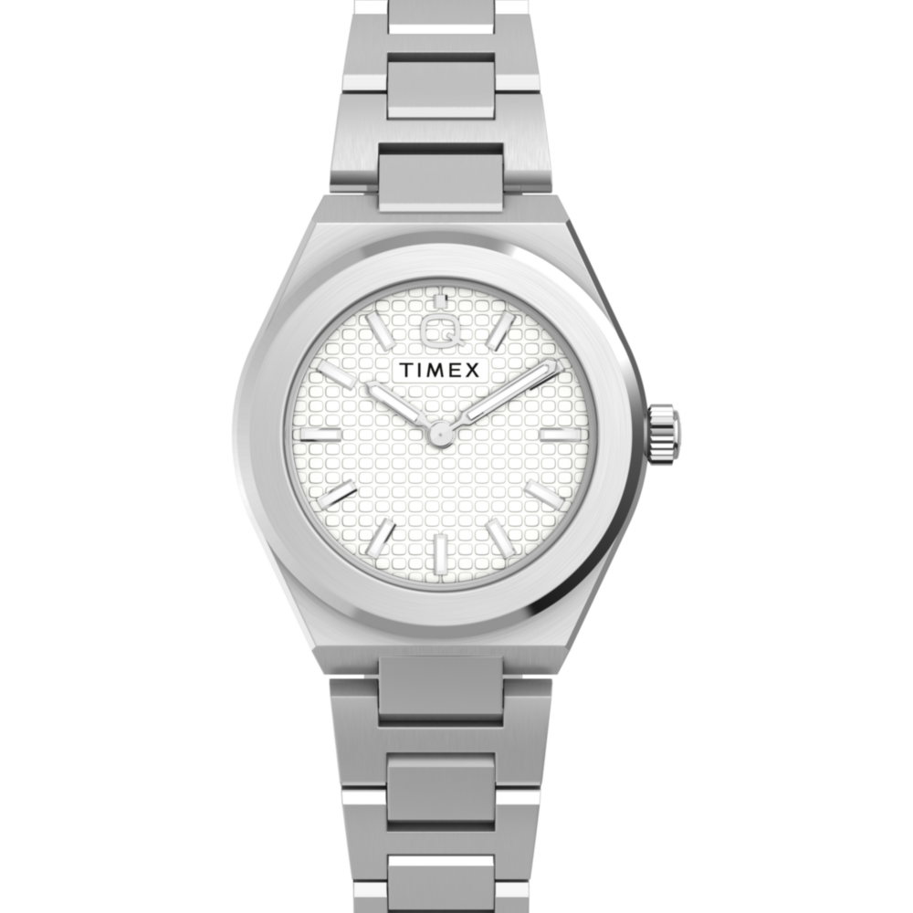Q Timex® Continental Mini 24mm Stainless Steel Bracelet Watch
