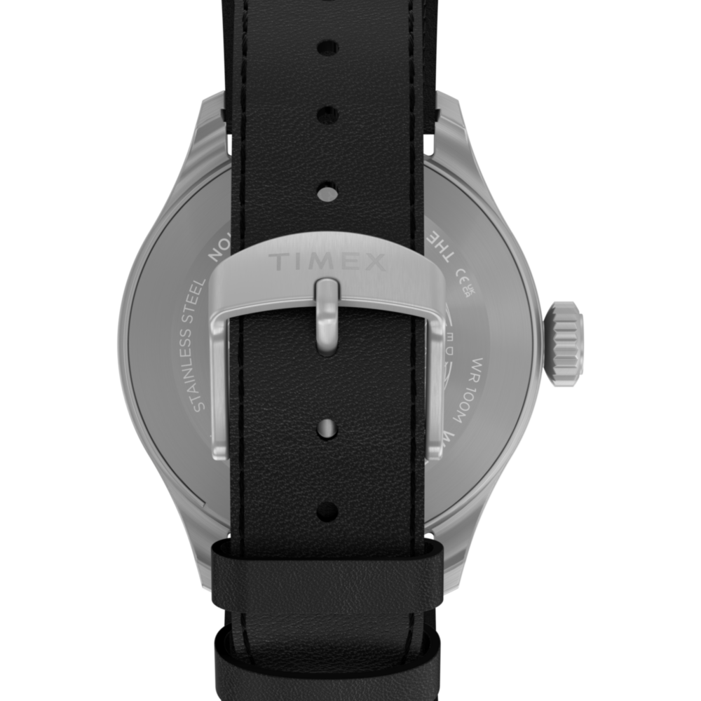 Waterbury Ace 41mm Leather Strap Watch